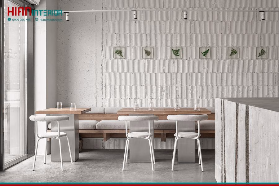 Nội Thất Quán Cafe Tối Giản Độc Đáo