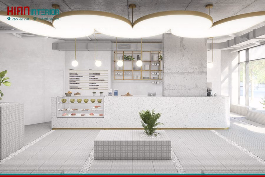 Mẫu Quán Cafe Tối Giản Đẹp