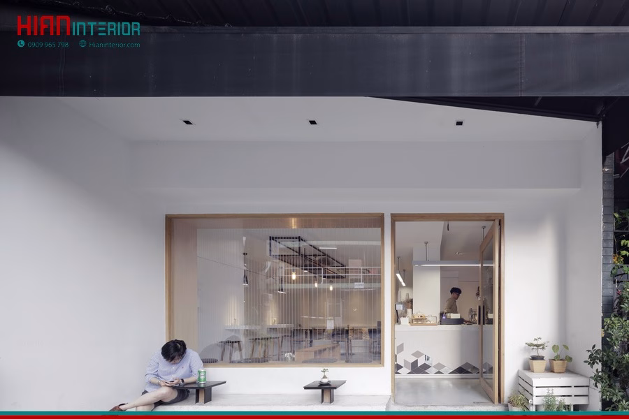Thiết Kế Quán Cafe Tối Giản Hiện Đại
