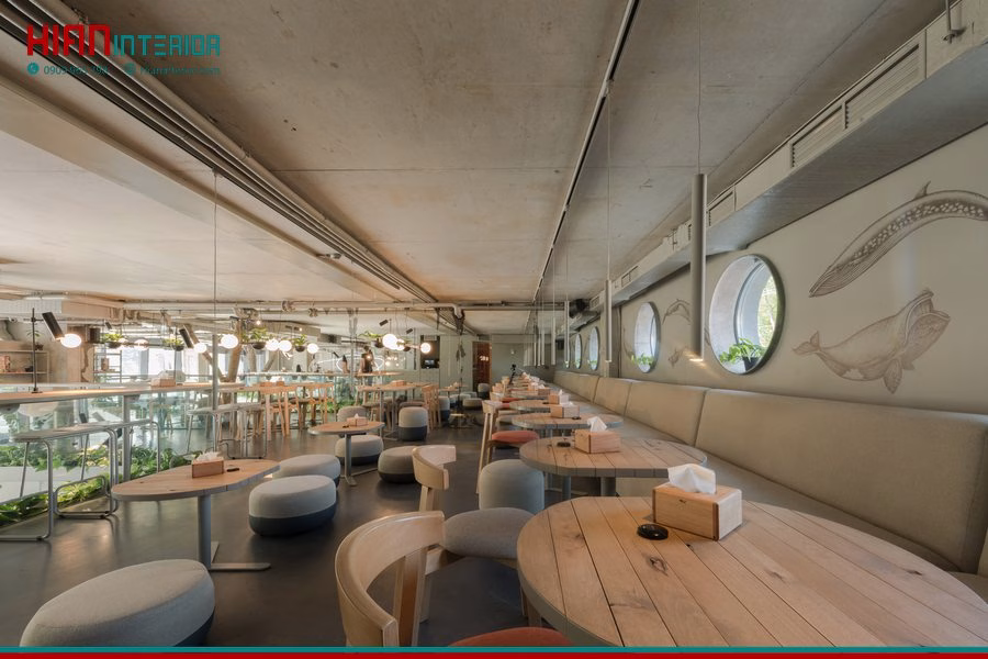 Báo Giá Quán Cafe Tối Giản Hiện Đại