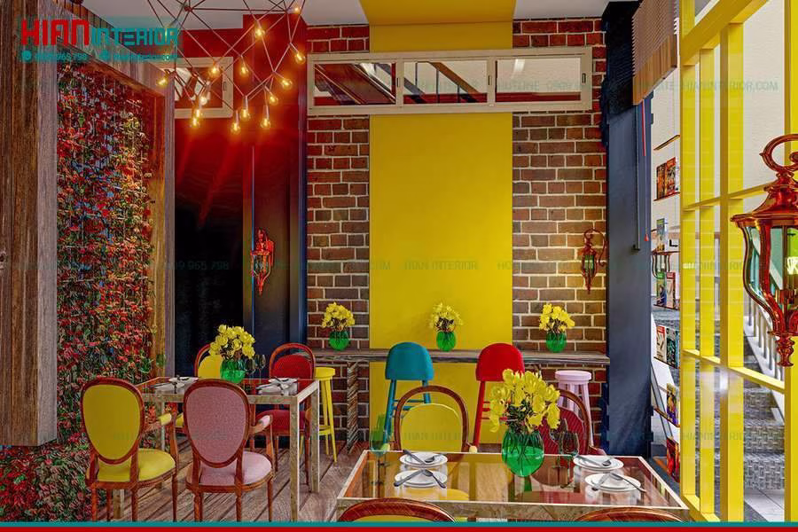 Mẫu Nội Thất Cafe Vintage